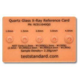 X-Ray System Reference (JIMA) Cards Quartz Glass