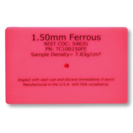 Metal Detector Test Card Ferrous