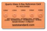X-Ray System Reference (JIMA) Cards Quartz Glass