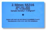 Metal Detector Test Card SS440